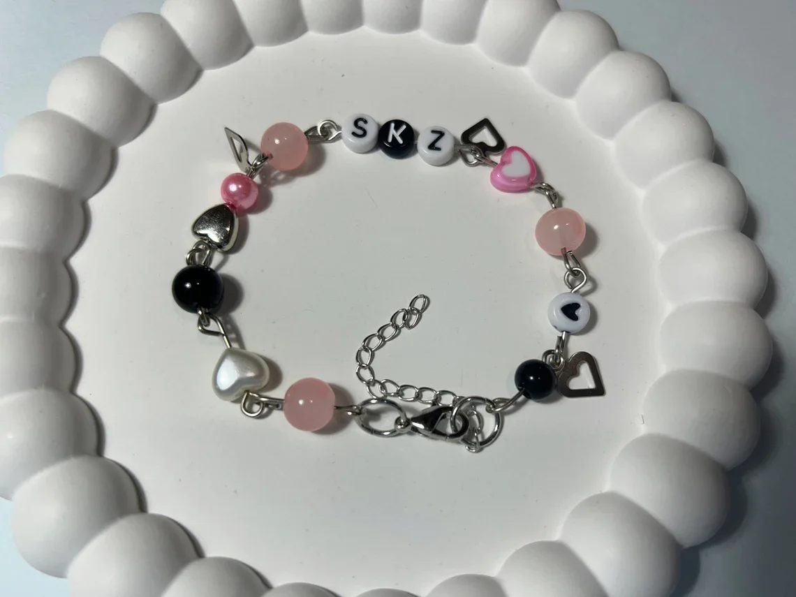 SKZ Letter Beaded Bracelet