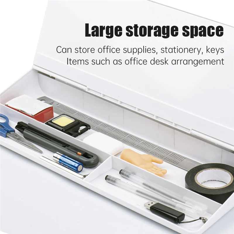 A34M-Desktop Tastatur Mini Whiteboard Schreibtafel Gehärtetes Glas Business Büro Löschbare Notiz Memo Handgelenk Rest Bord Langlebig