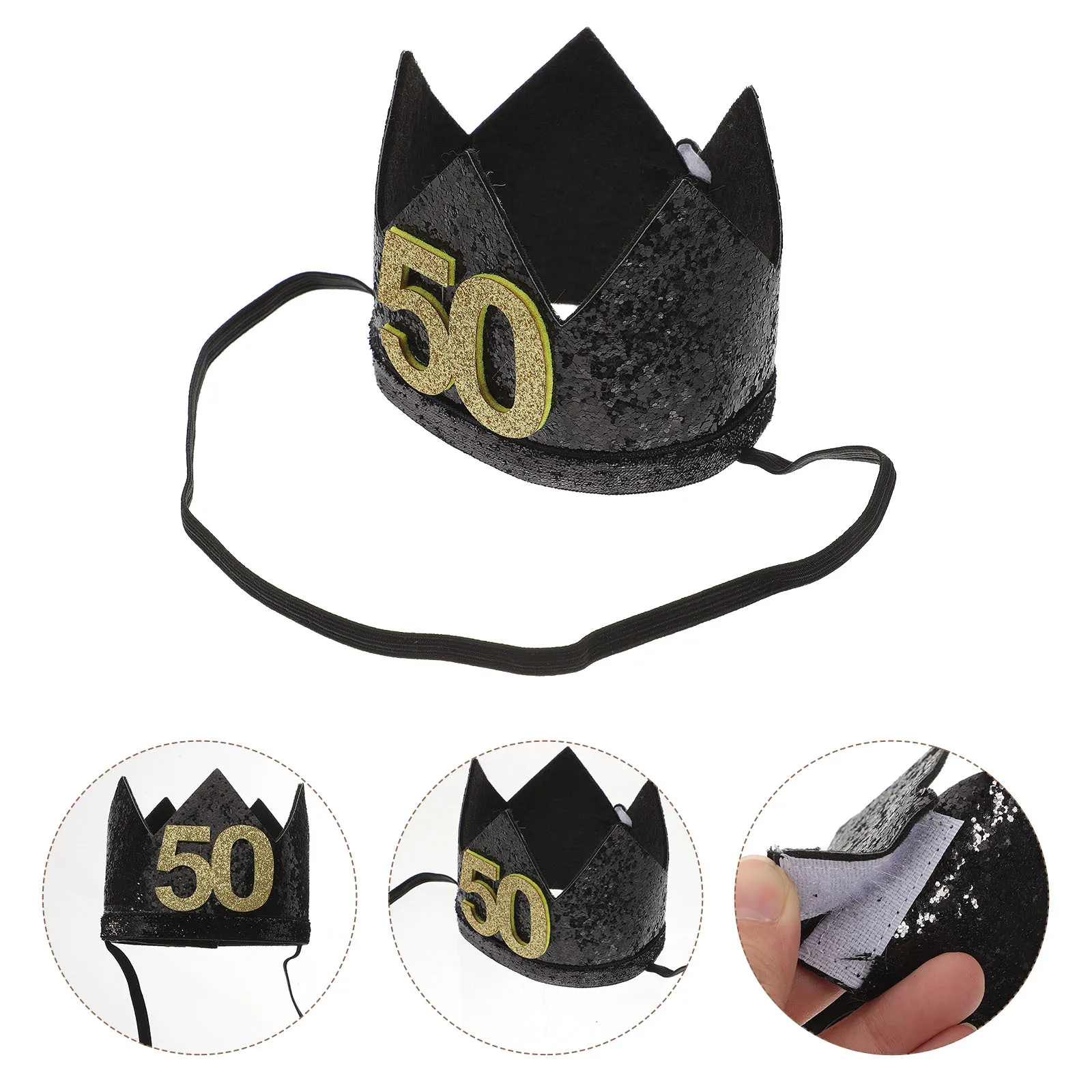 قطعة واحدة من قبعة عيد الميلاد، تاج حفلة رائع لتزيين حفلات أعياد الميلاد، أغطية رأس جميلة، دعائم تصوير للاحتفال الفريد