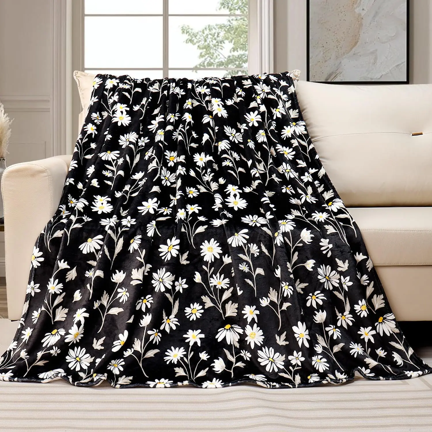 Full Moon Blanket Orca Whale Starry Night Sky Throw Couch Cover Celestial Ocean Animal Plush Blankets Living Room Sofa Bedding