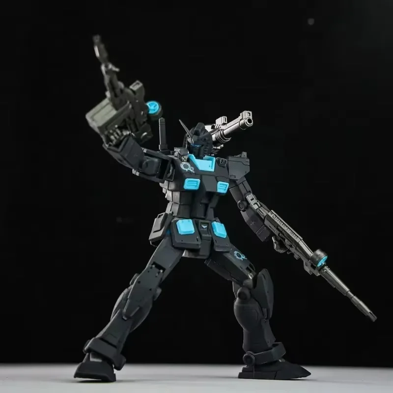 Ganso RX-78-2 النيون الأزرق إعادة تدوير طبعة محدودة 1/144 مقياس الجمعية أطقم منمذجة عمل الشكل الديكور للأطفال لعبة هدية