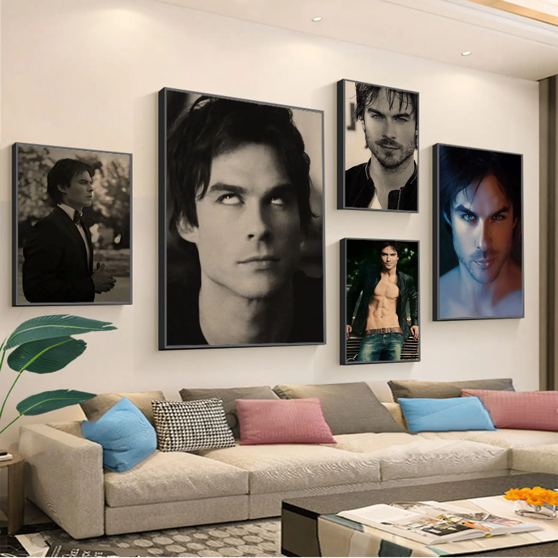 The Vampire Diaries Ian Somerhalde Classic Anime Poster Kraft Paper Prints And Posters Decor Art Wall Stickers