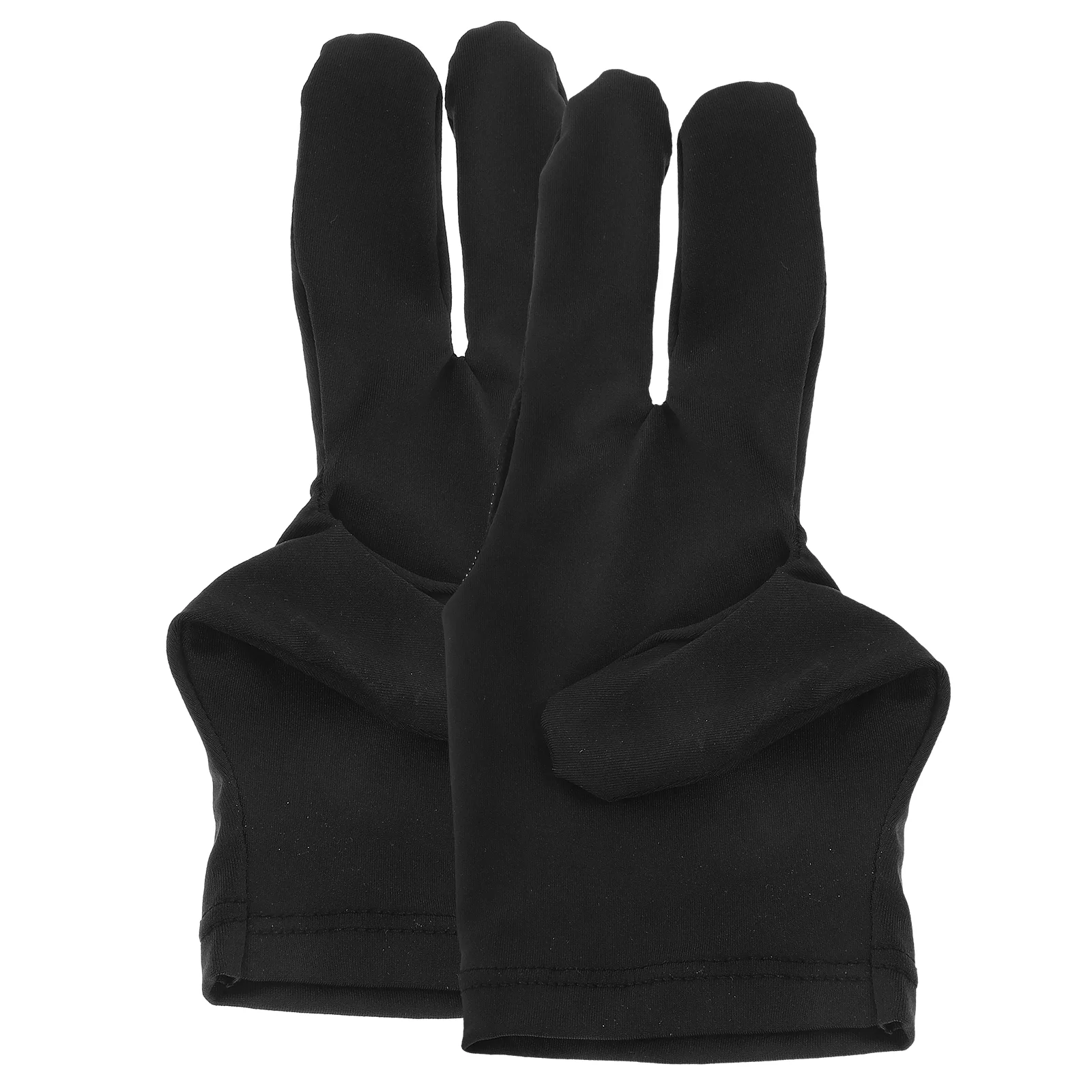 

2 Pcs Snooker Glove 3 Fingers Gloves Aldult Pool Table Billiards Cue Child Balls