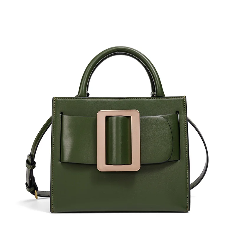 Chique handtas met gesp Dames 2026 Nieuwe hoge kwaliteit Trend Exquise luxe schoudertas Onderscheidend ontwerp Kunstleer Crossbody tas