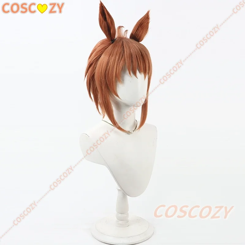 Biko Pegasus Umamusume Pretty Derby Cosplay Wig Ear Tail Game Roleplay Party Costume Prop Synthetic Hair Heat Resistant Fiber