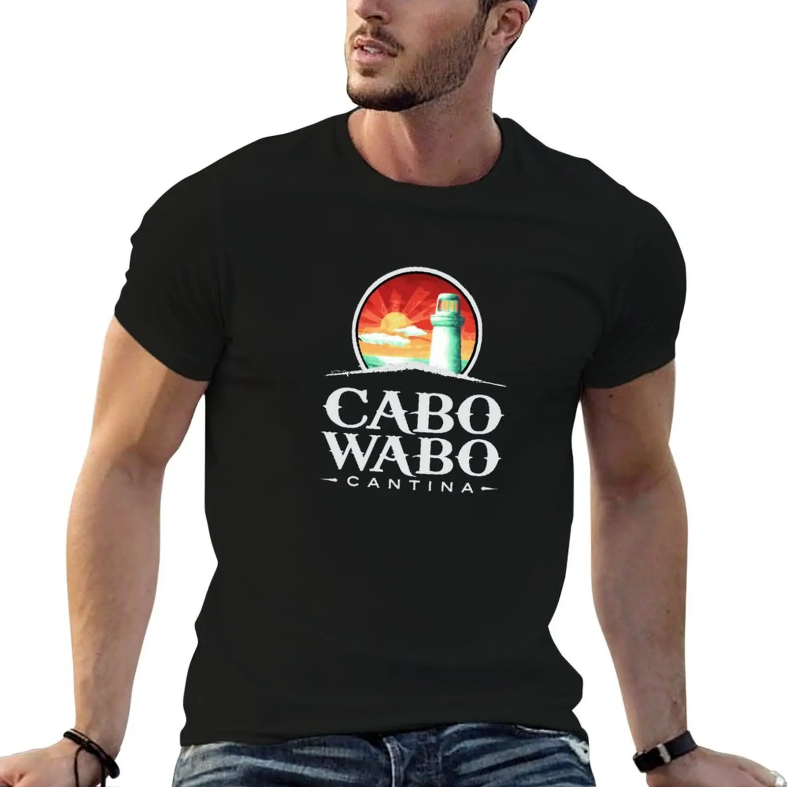T-shirt Cabo Wabo Tequila pour homme, t-shirt de créateur pour homme, t-shirt en coton de luxe pour homme