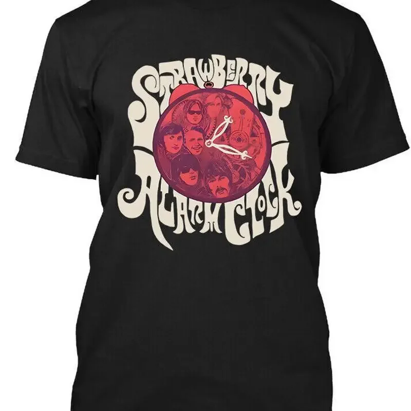 New POPULAR Strawberry Alarm Clock American Vintage Classic Logo T Shirt S 4XL