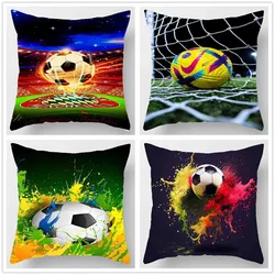 New football print pillowcase Home decoration cushion cover Sofa car decoration pillow case