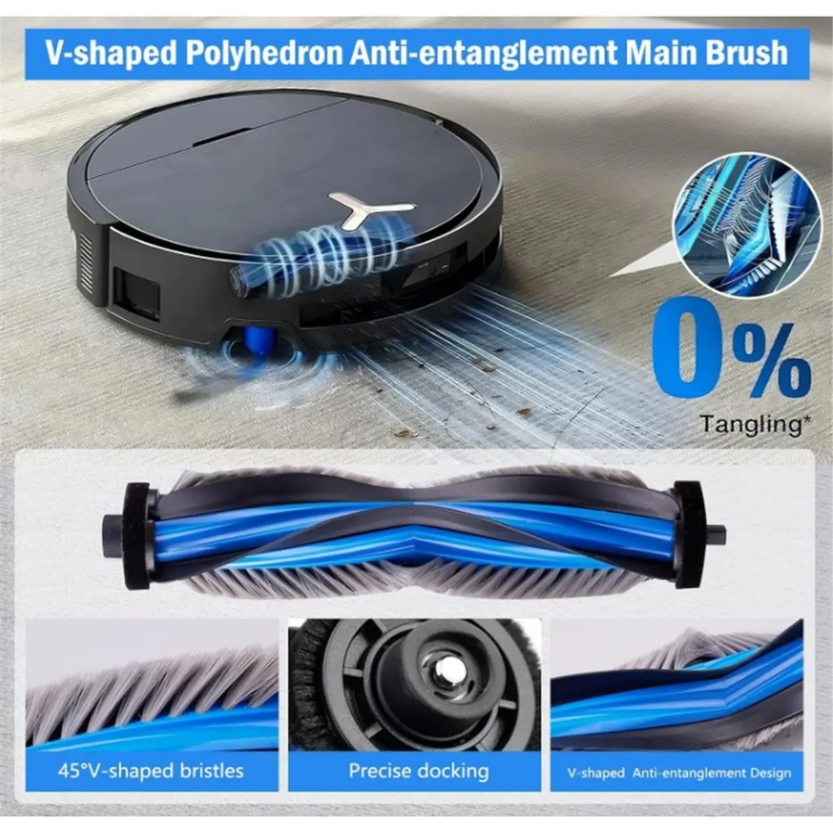 【Newest AT03】20 Pcs Replacement Parts for T80 Omni/for M14 Plus Robot Vacuum-Accessory Set