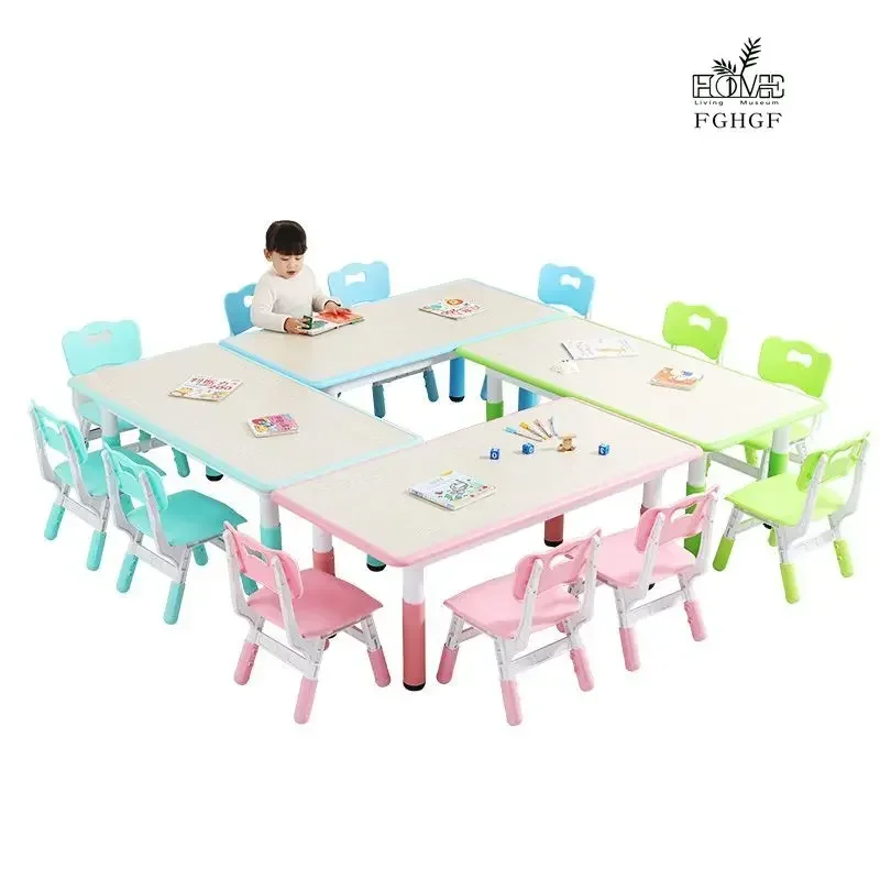 Kindergarten tables and chairs, children's study tables, lifting special desks, home graffiti writing toys, painting tables