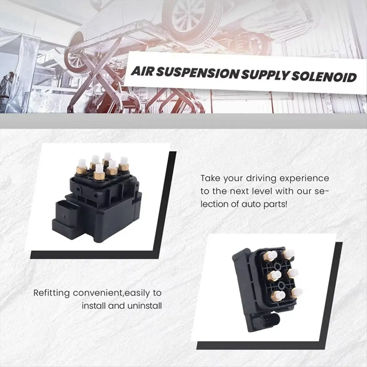Super Sale Air Pump Distribution Valve Air Suspension Supply Solenoid Valve AF7001 558103M000 55810-3M000 for Hyundai Genesis Eq