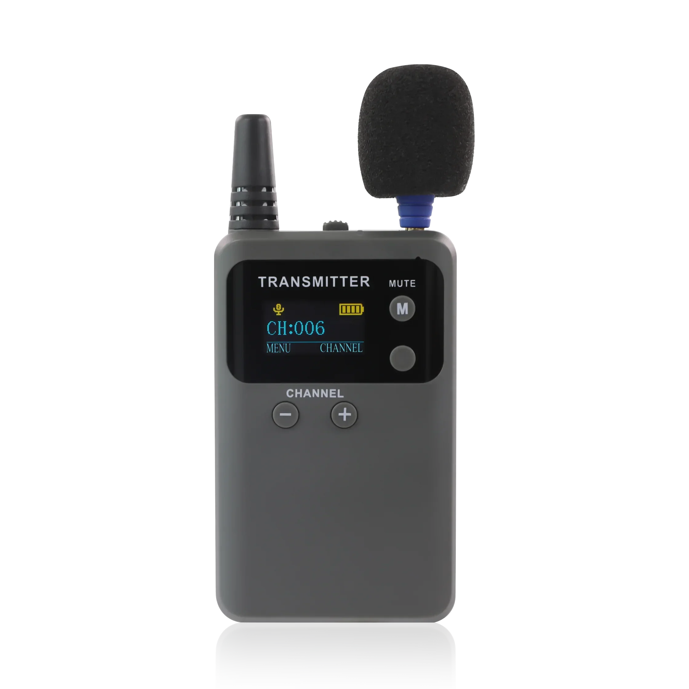 Wireless Audio Guide System 2.4G Long Battery Life 999 Channels Available Type-C Port For Tourism Visit Translation Conference