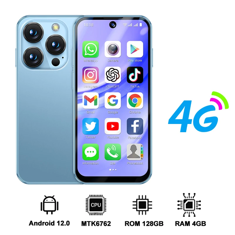 Blue RAM4G ROM128G