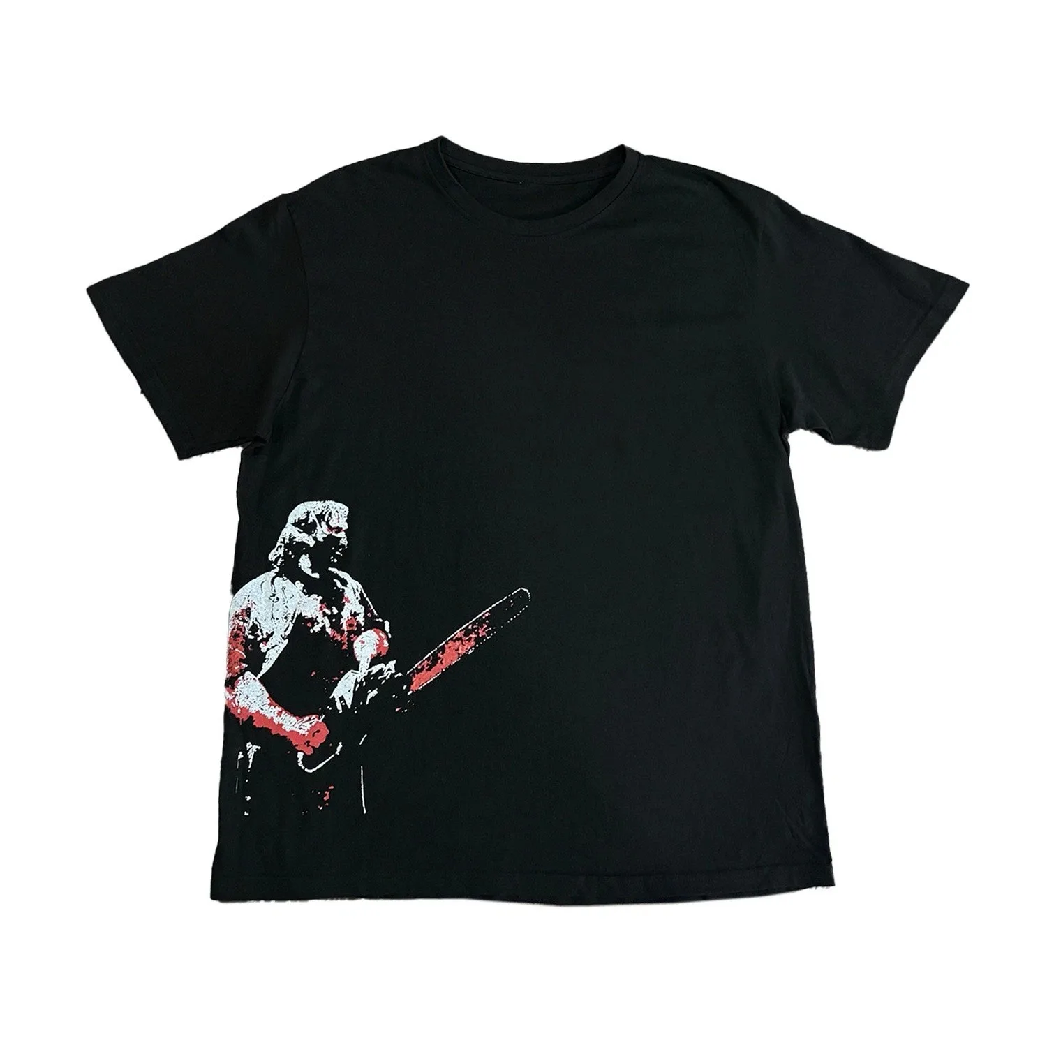 The Texas Chainsaw Massacre Movie Leatherface Graphic T-Shirt Cotton Men Women Streetwear Tee