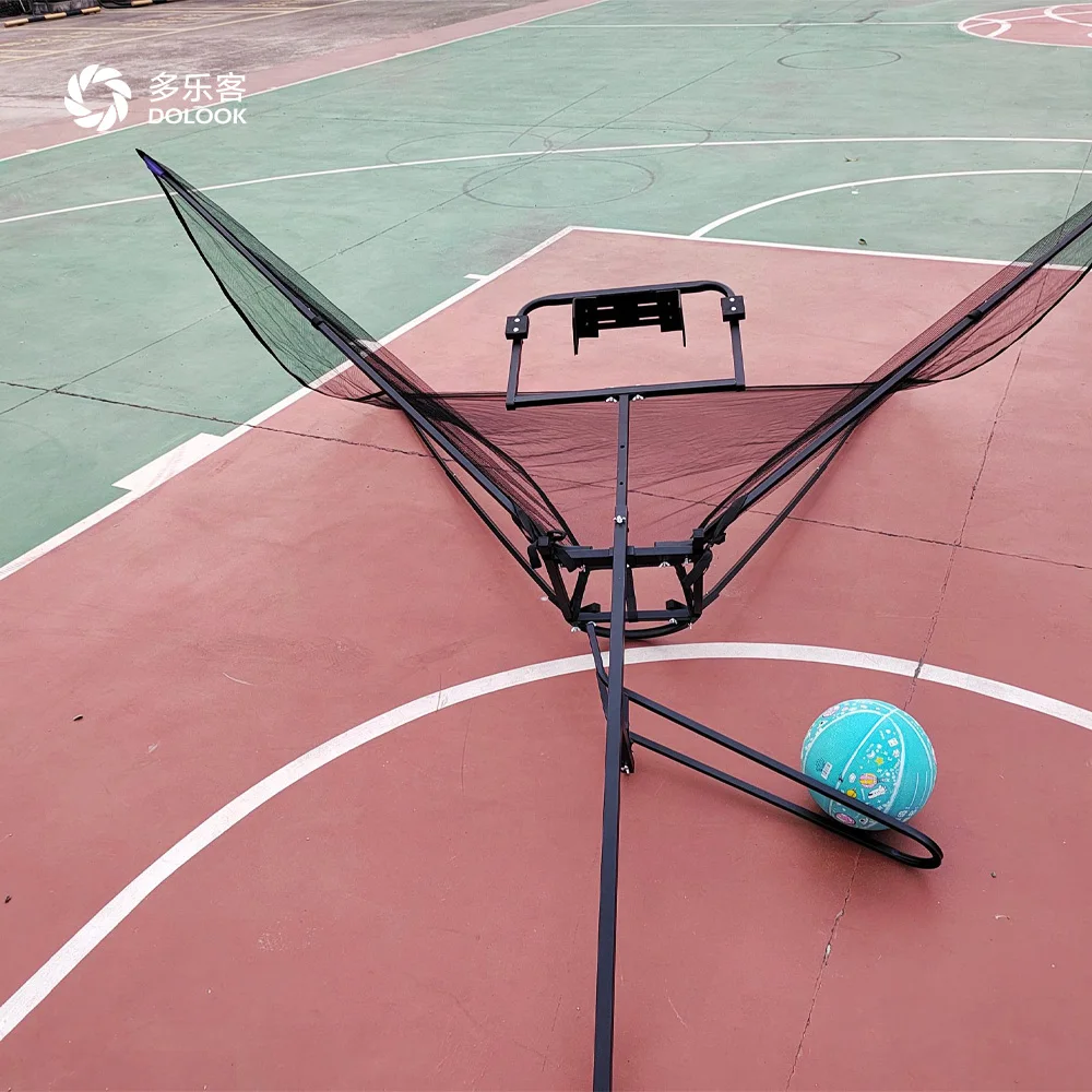 

Basketball Rebounder Net Return System Portable Shot Trainer for Basketball Hoops