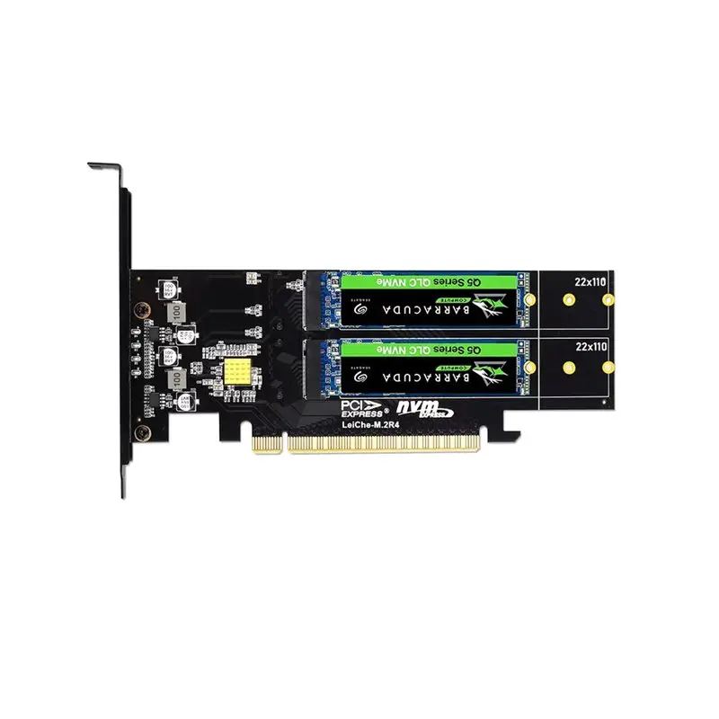 

M.2 Hard Drive RAID-Card M.2 SSD GEN4 Pcie4.0 PC Motherboard X1 X4 X8 X16 Expansion Card