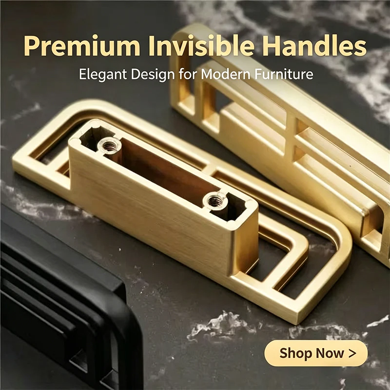 New Chinese Style Hollow Out Handles, Antique Copper Gold Furniture Pulls, Hardware Accessories for Wardrobe, Cabinet and Drawer