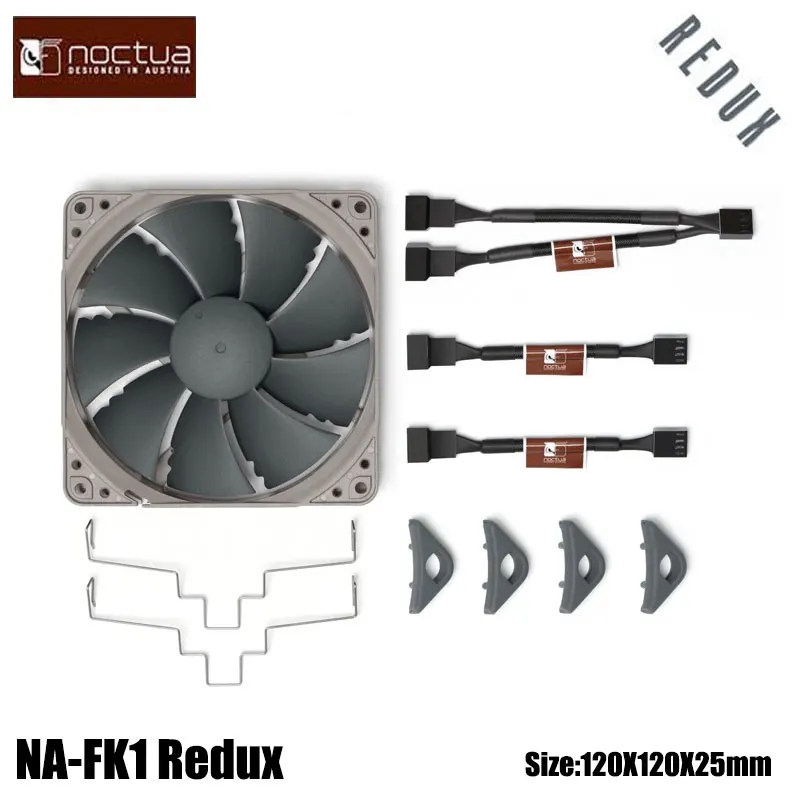 NOCTUA NA-FK1 NH-U12S Redux 라디에이터 두 번째 팬 설치에 사용, 모든 액세서리, NH-U12S Redux 성능 향상