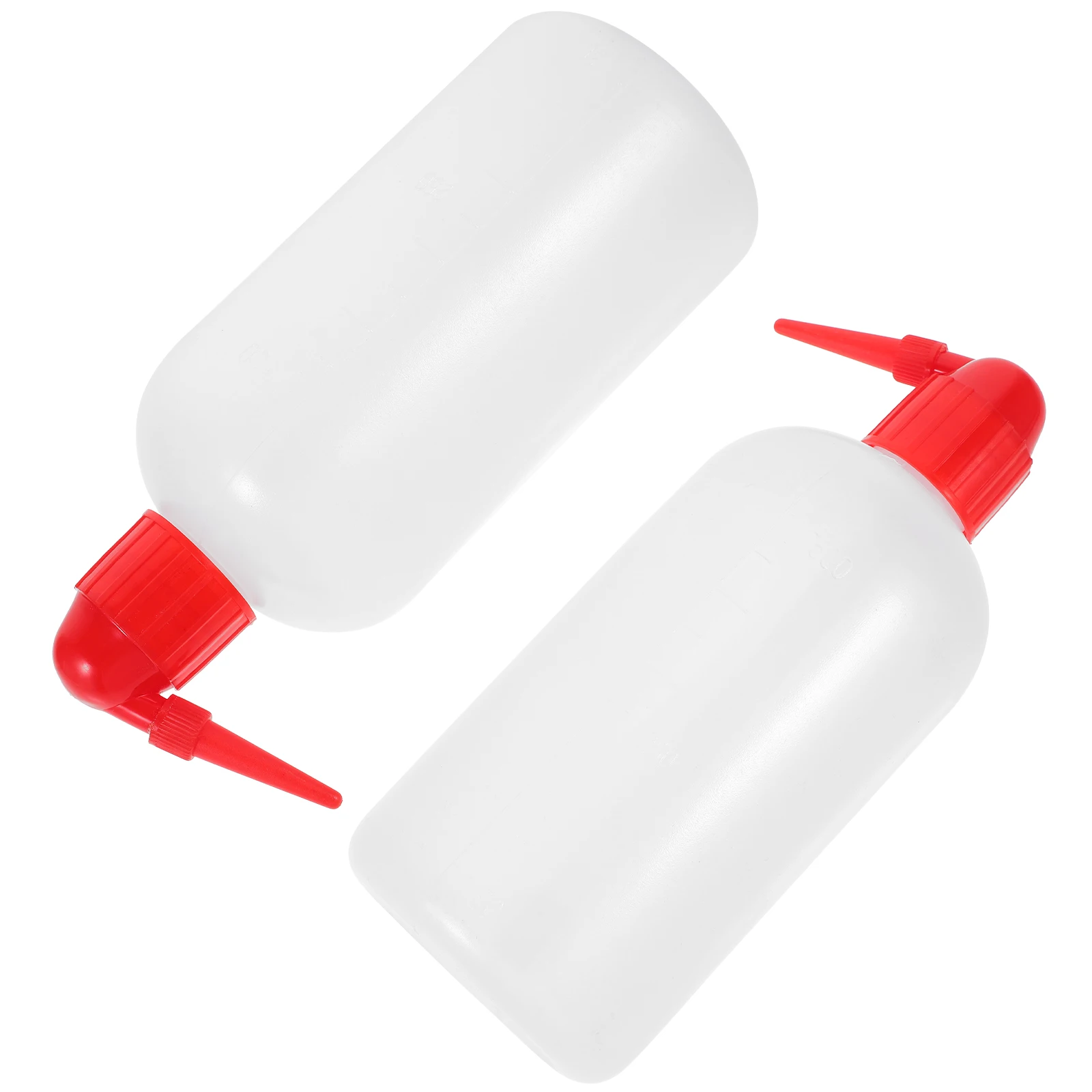 

2 Pcs Cleaning Bottle Clear Water Scale Washing Lab Bottles Squeeze Narrow Small Mouth Squirt