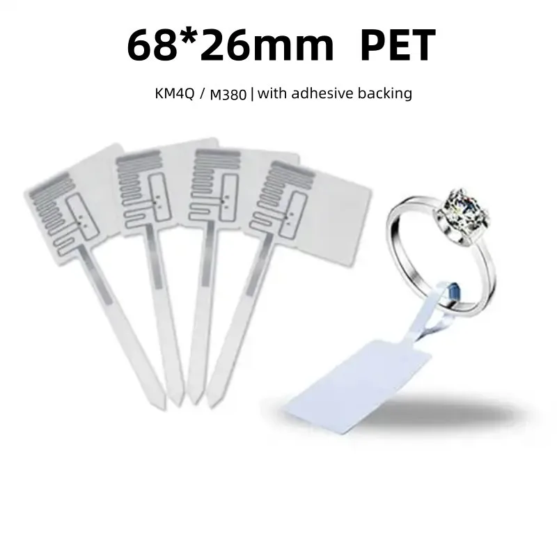 1000Piecces UHF Jewelry Tag RFID Jewelry Self-adhesive Label Sticker for the Jewelry Management Rfid Tag