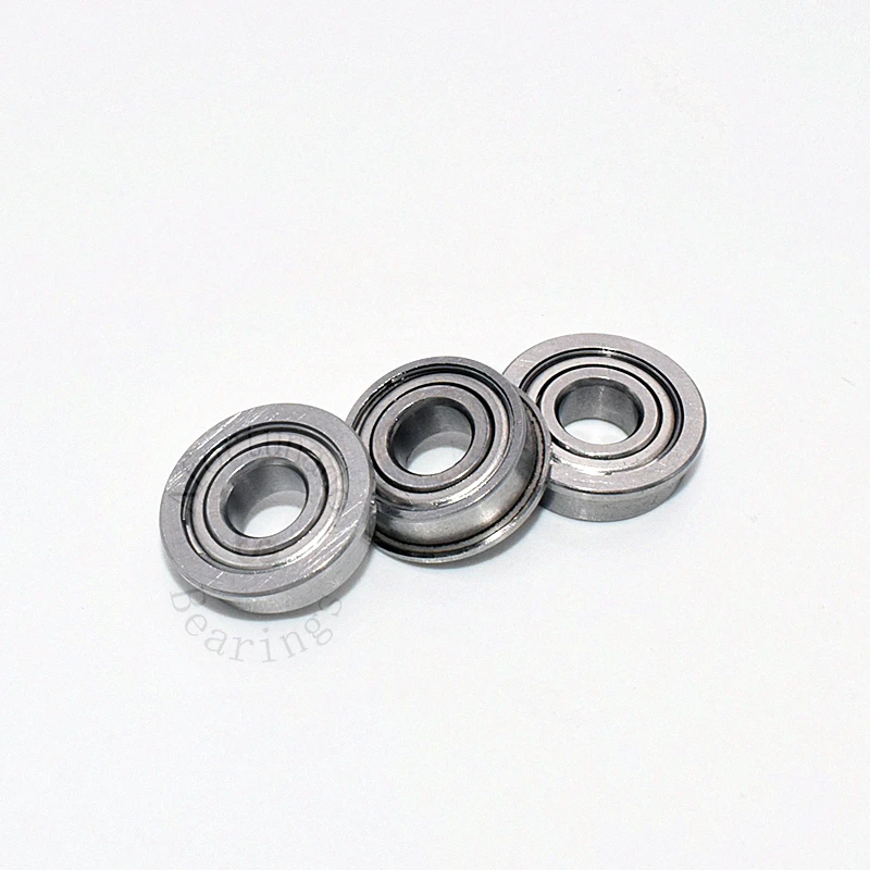 MF125ZZ محامل شفة معدنية مختومة من الكروم الصلب 10 قطعة 5*12*(13.6)*4(مم)