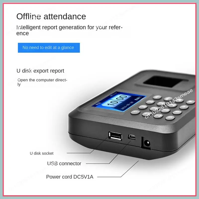 N94R Plastic Attendance Machine Biometric Attendance System 1000 Fingerprint Capacity Support USB Driver Download AU Plug