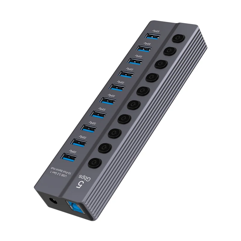 كابل تمديد USB متعدد الوظائف ، محطة توسعة الكمبيوتر ، محول USB ، محول الخائن ، 10 منافذ ، 5 جم #4