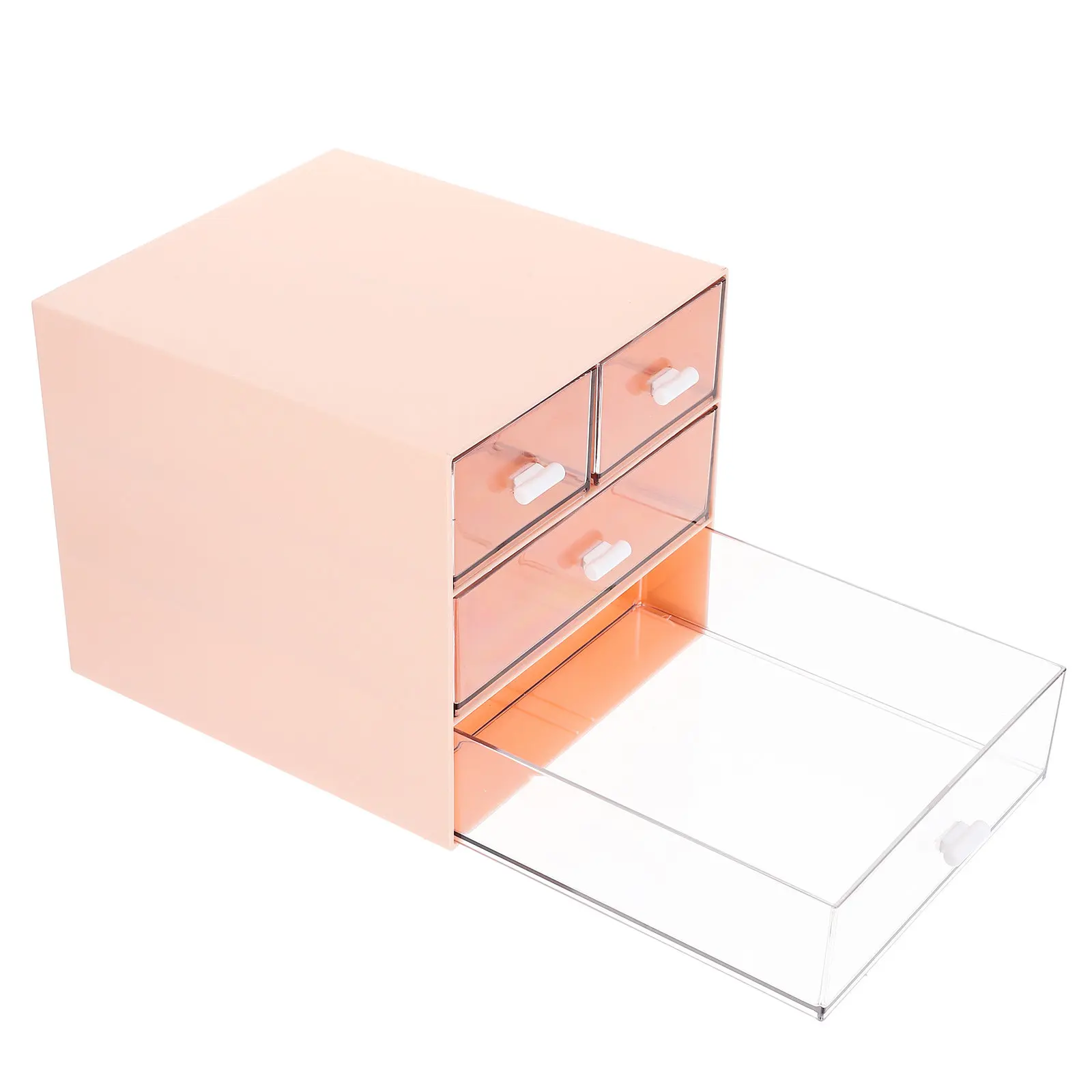 Large Capacity Drawer Desk Organizer Plastic Storage Box for Makeup Jewelry Sewing Supplies Office Home Desktop Vanity