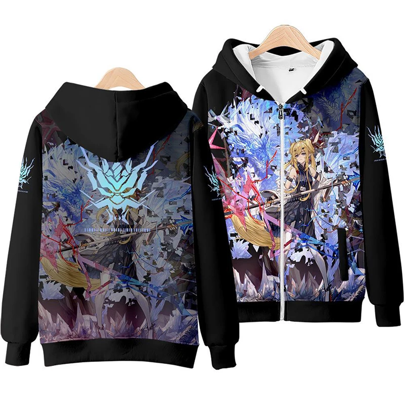 

Cosplay MAN HOODI Arknights zip hoodie Pullover Cosplay Anime Clothes Game Men Women Hooded sweatshirts Boy Jackets Long Sleeve