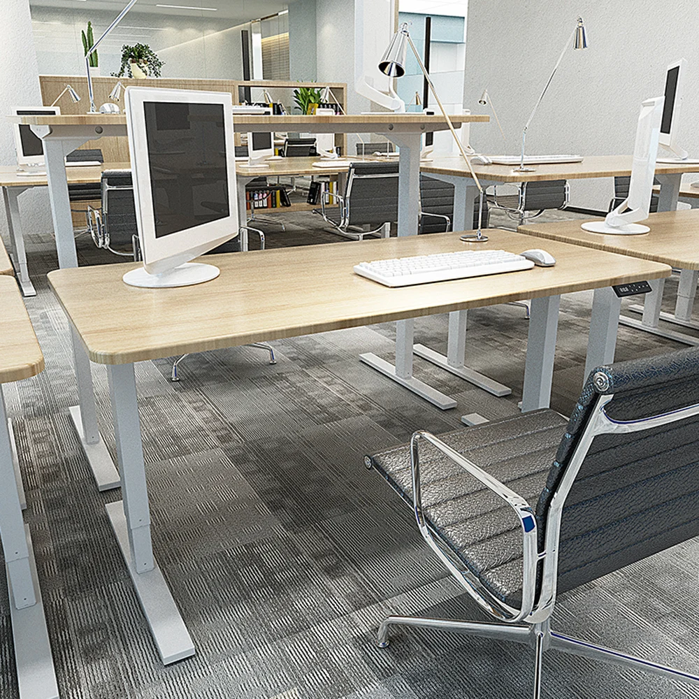 CONTUO Hot Sell Smart Dual Motor Electric Ergonomic Standing Table Lifting Adjustable Height Desk Frame