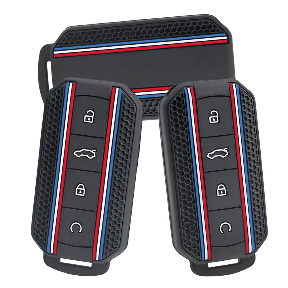 Protective Silicone Key Cover For Chery Jaecoo J5 J7 Tiggo 7 Pro Max 8 9 Omoda C5 E5 iCAR 03 EQ7 Soft Touch Impact Absorbing