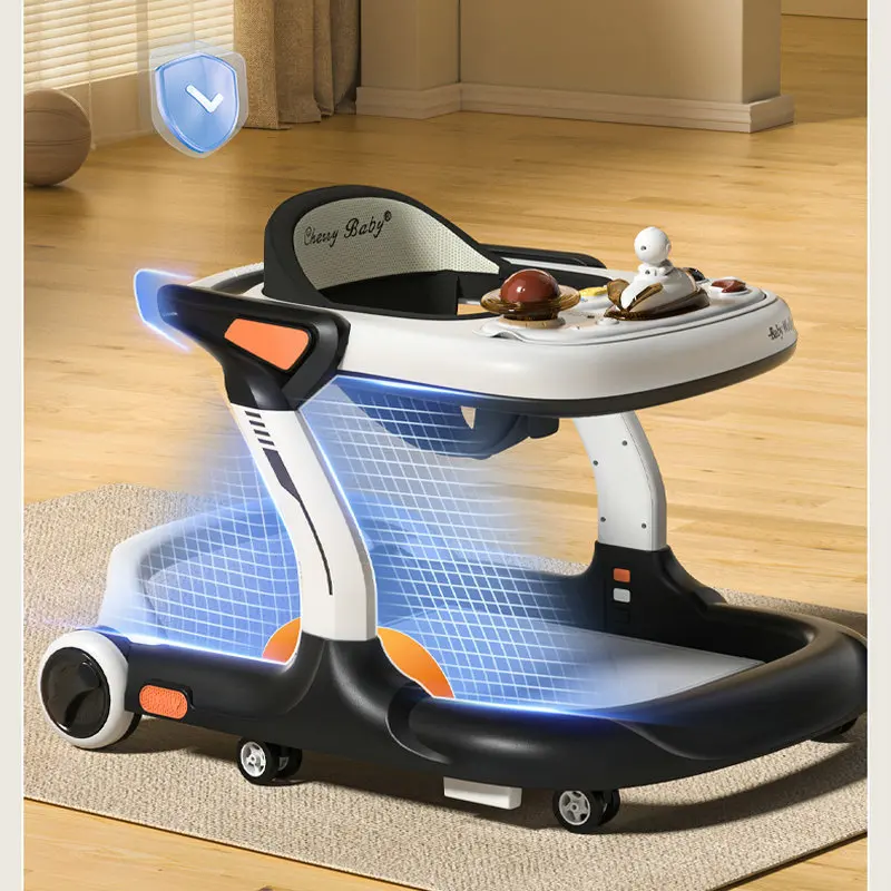 Multi-functional Baby Walker 5-in-1 Music Baby Walker Anti-fall Child Anti-rollover Baby Walker