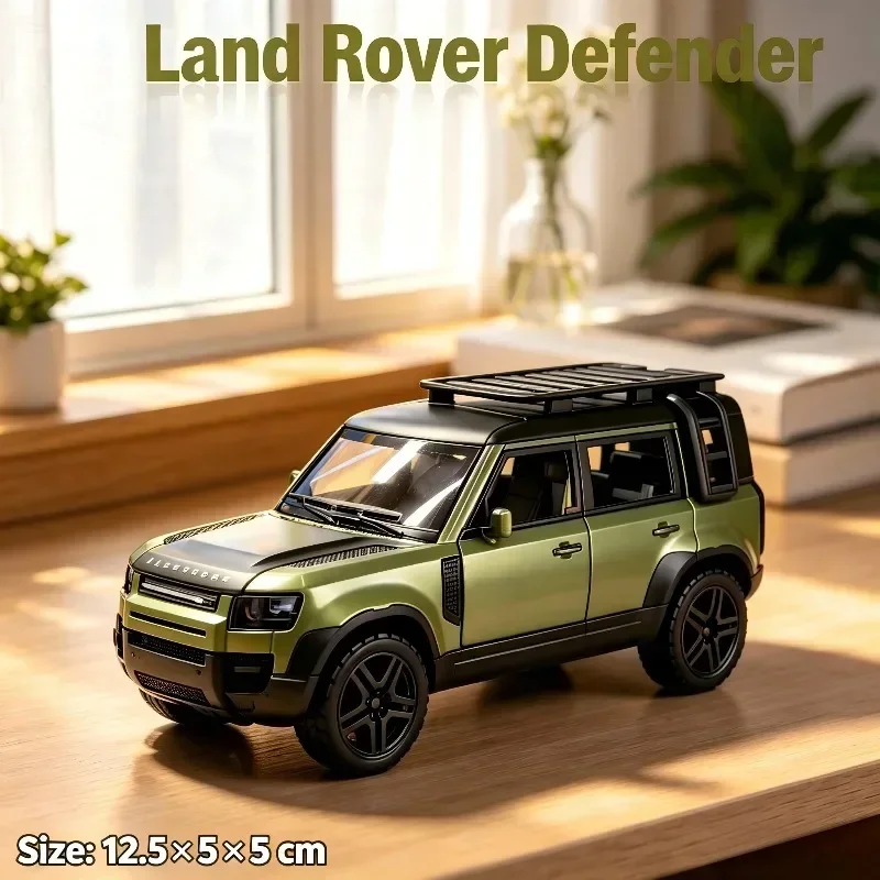 New Arrival 1:36 Off-road SUV Diecast Model, Pull Back Vehicle, Openable Doors & Hood, Tabletop Collectible Ornament, Gift for