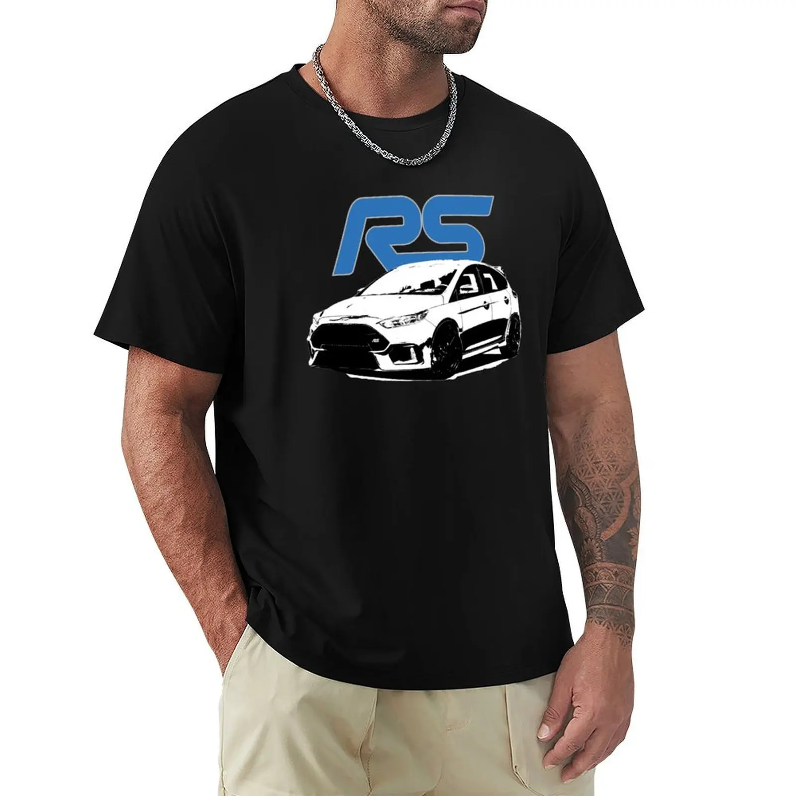 Focus RS - Wear your Passion - Blue Logo Variant T-Shirt Casual Everyday Wear T-Shirt