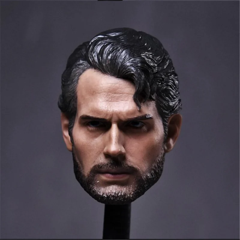 1:6 Scale Head Sculpt Cavell with Beard  Decadent Edition Head Carving Model Toys For 12 Inch Male Action Figure Muscle Body Fan