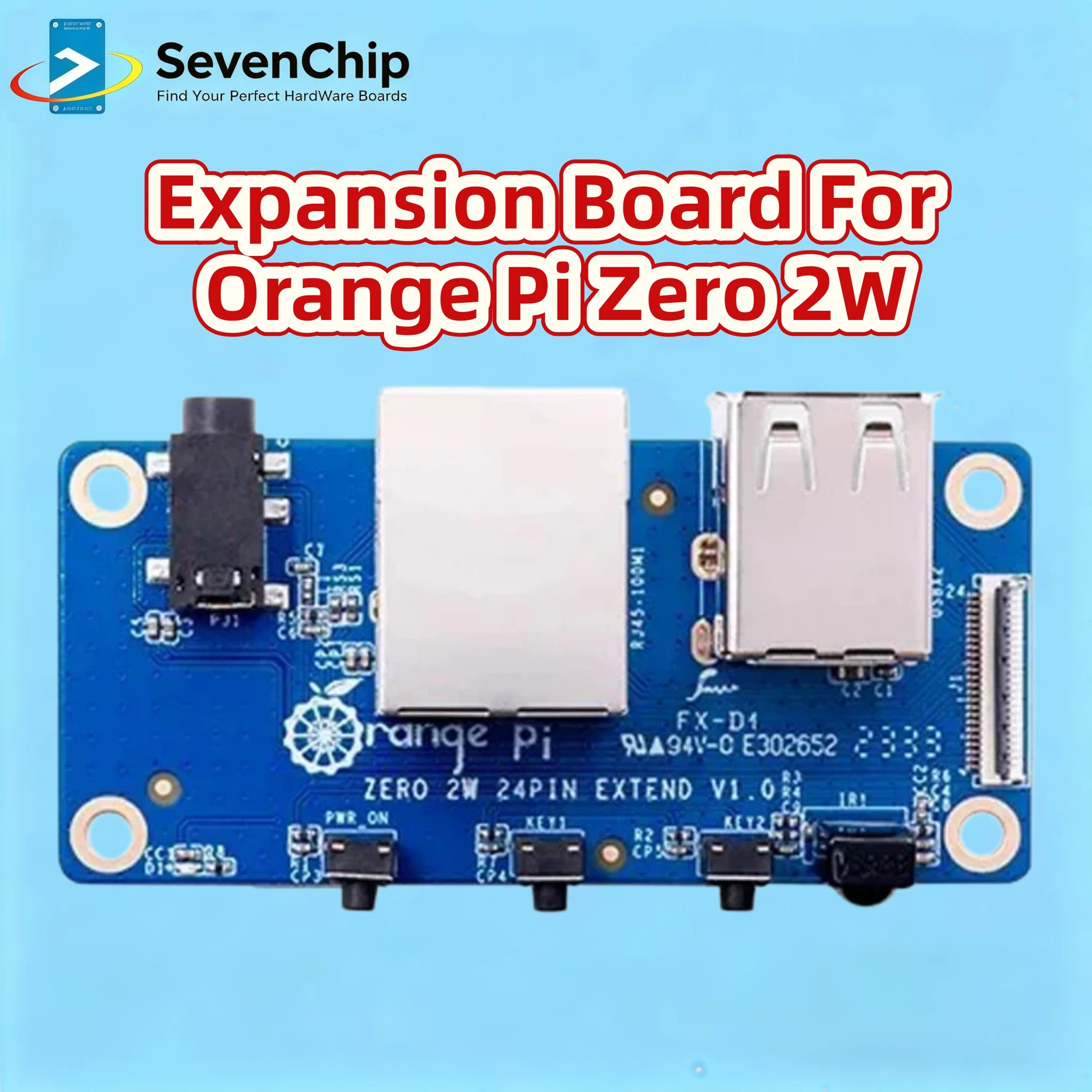 placa-de-expansao-laranja-pi-para-orange-pi-zero-2w-mini-pc-demon-board-com-interface-de-rede-usb-botao-de-alimentacao-de-audio-infravermelho