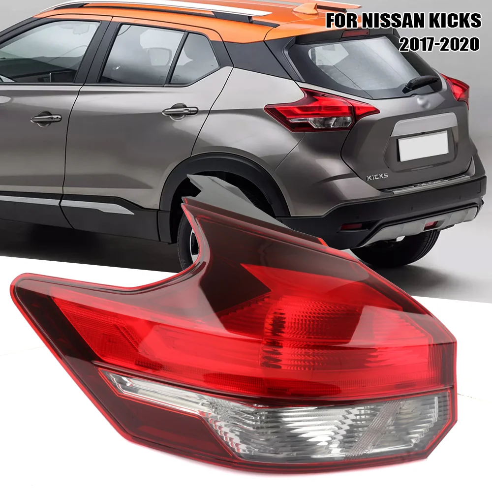 Rear Tail Light Stop Brake Lamp Assembly For Nissan Kicks 2017 2018 2019 2020 Turn Signal Left Right Car Accessories TailLight