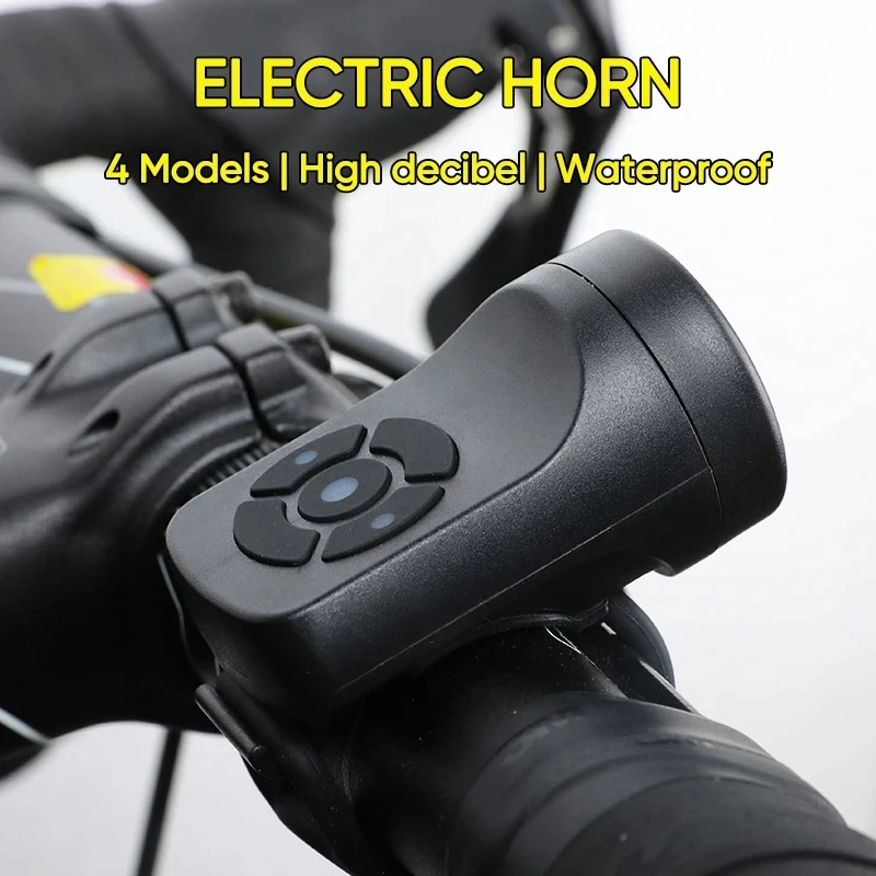 Bicycle Horn Electric Bike Bell 120DB Waterproof Bike Horn USB Rechargeable  MTB Road Cycling Bicycle Alarm Horn Bike Accessories - AliExpress 18