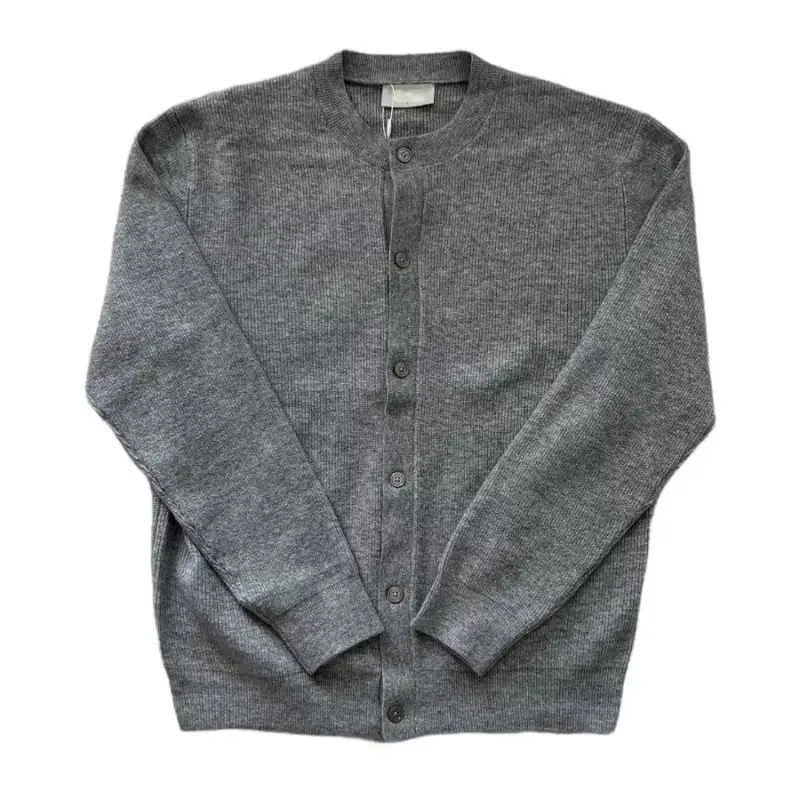 

Круглый вязаный кардиган Ne, мужской модный тонкий длинный шерстяной свитер свека, повседневный универсальный цвет, молодежный кинотеатр