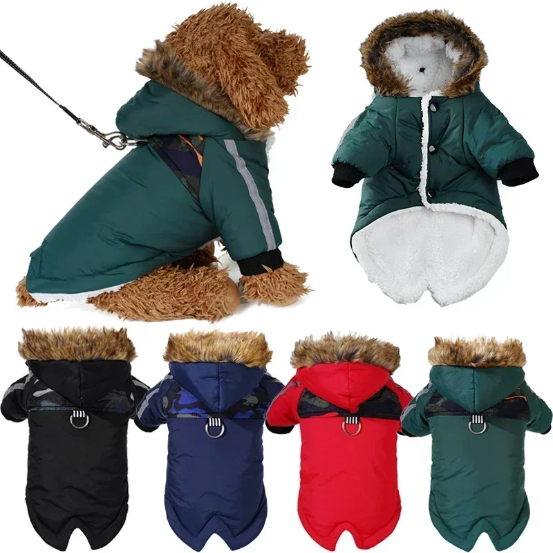 Hoodie Puppy For Thicken Pet Clothes Pets Small Coat Dog Jacket Winter S Yorkies Medium Warm Clothing Chihuahua Fur