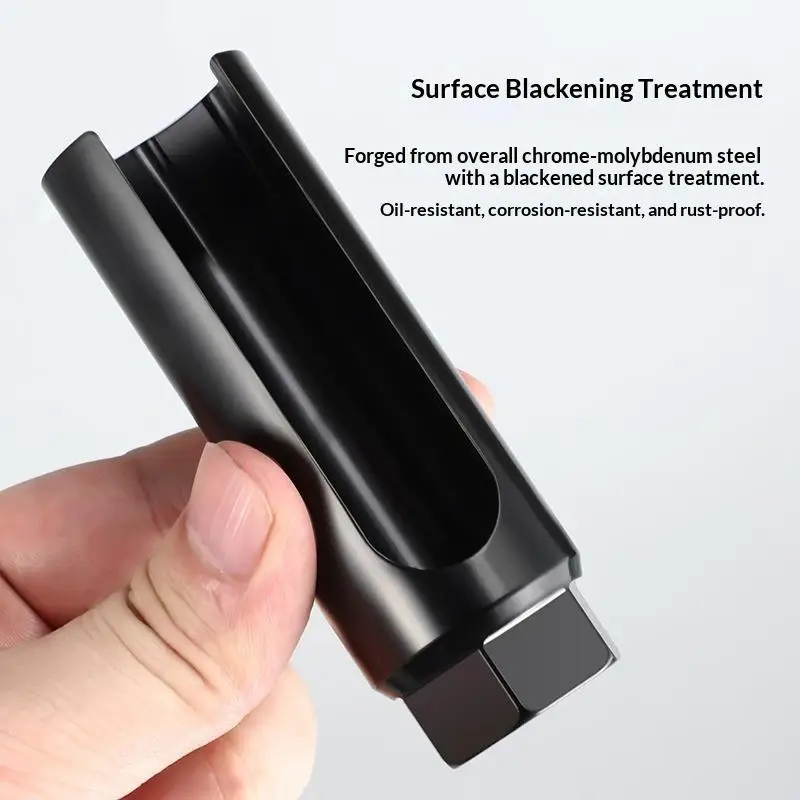 1Pcs Oxygen Sensor Socket Forged Chrome Molybdenum Steel High Temperature Quenched For Auto Repair Maintenance