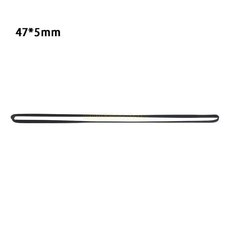 F62C 교체 선수 DVD CD-ROM 리피터 포포 5mm 와이드 벨트를위한 레코드 플레이어 용 턴테이블 벨트 고무 원 드라이브 벨트