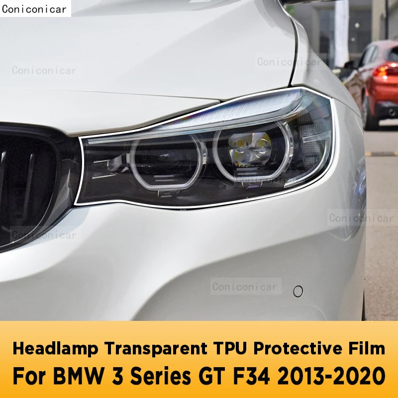 

Для BMW 3 серии GT F34 2013-2020 автомобильная внешняя фара против царапин передняя лампа прозрачная защитная пленка из ТПУ аксессуары