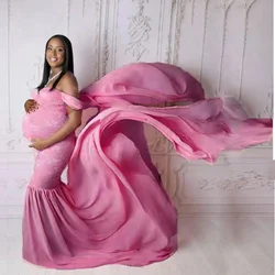 Maternity dress sexy tulle photography dress Christmas dress maternity long tulle photo props dress