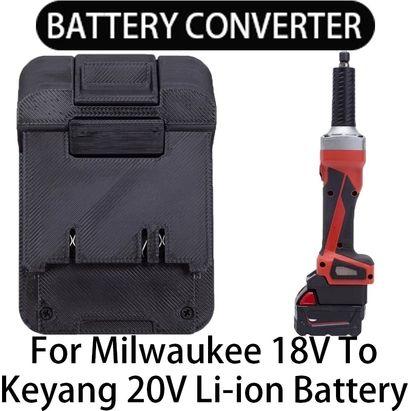 

Adapter for Keyang 20V Li-ion tools to converts to Milwaukee 18V Li-ion battery adapter power tool accessories