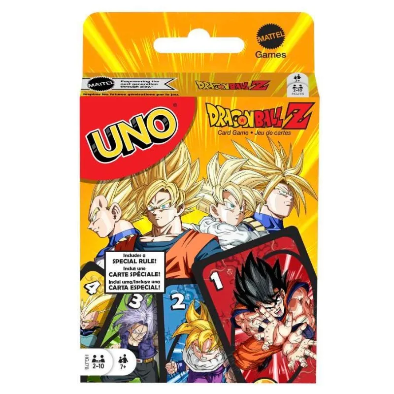 

UNO Flip Game Card Cartoon Animation Dragon Ball Solitaire Uno Card Game Family Party Parent-Child Board Game Children's Gift