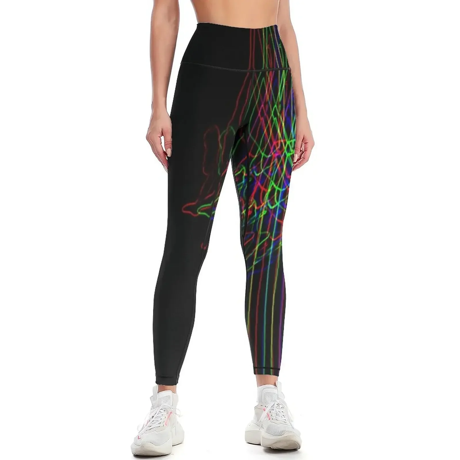 

Dark Aerial Silk RGB Shift Leggings active wear exercise clothing for push up legging Women sports Womens Leggings