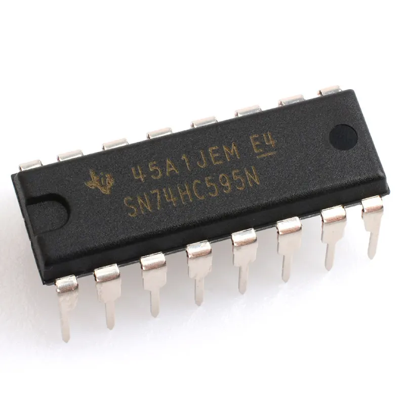 74HC595N New, imported original 8-bit shift register/latch DIP-16