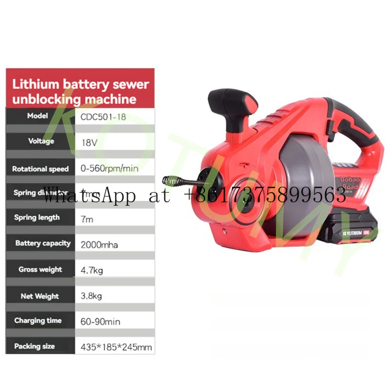 Pipeline Dredging hine Automatic Telescopic Cleaning Tools Sewer Toilet