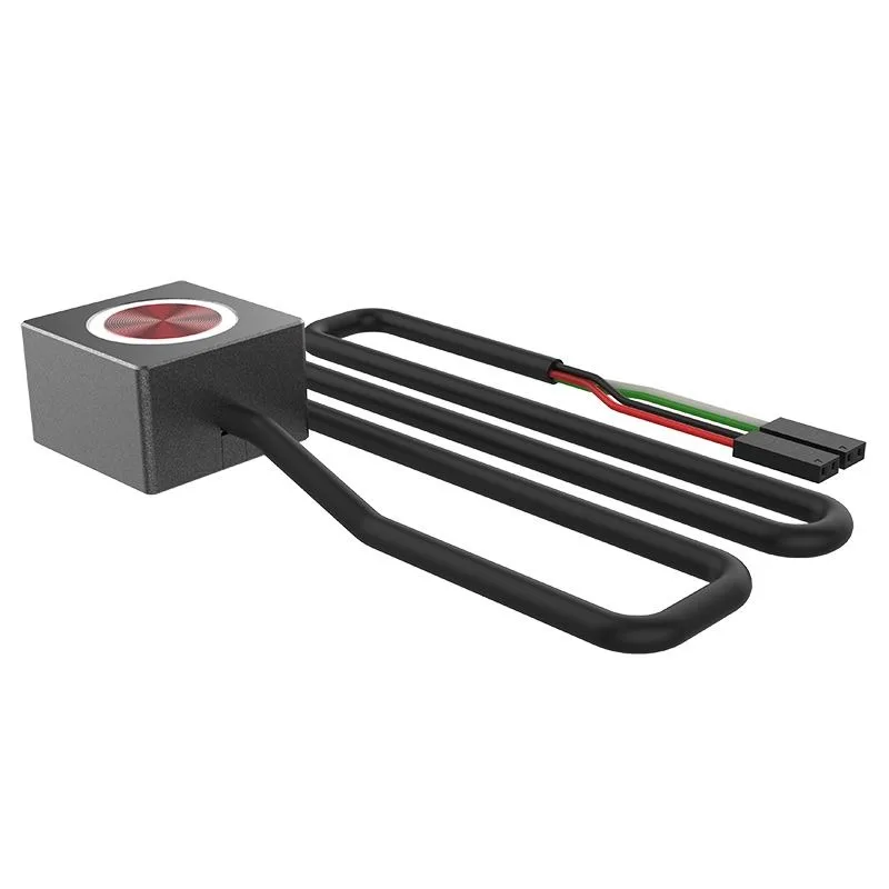 For Computer external power button, all-aluminum power switch, aluminum alloy extended boot self-reset, no bending